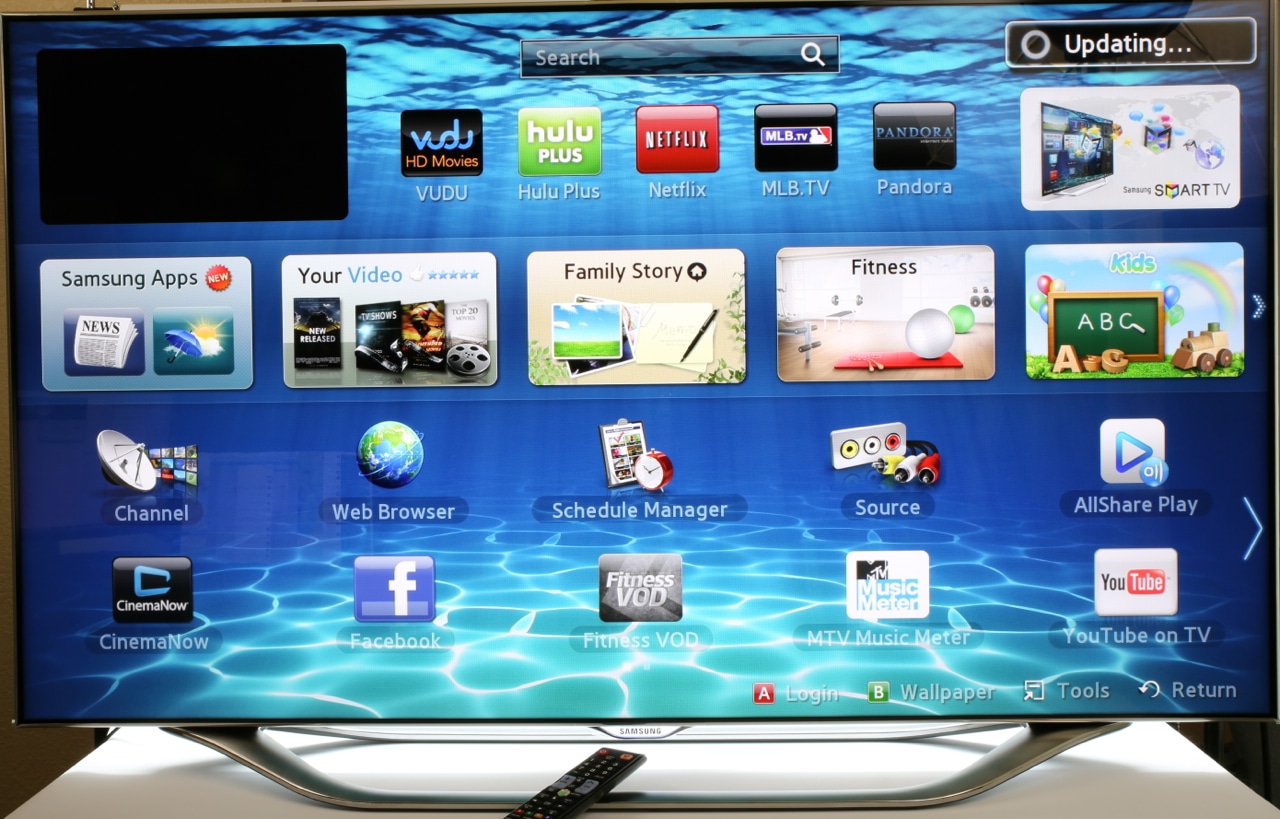 samsun smart tv share computer screen