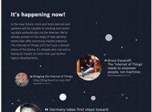 Bosch has put marketing muscle behind the Internet of Things. Click the thumbnail image to view the company's IoT Infographic.