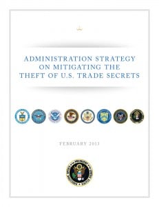 Administration - Mitigate Trade Secret Theft Report