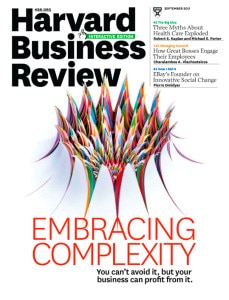 Harvard Business Review - Embracing Complexity