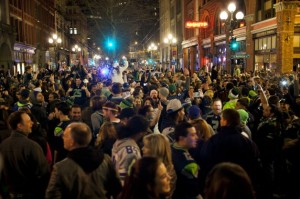 Seattle Fans Celebrate