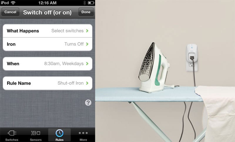 The security firm IOActive said software flaws in Belkin's WeMo home automation technology leaves 'connected homes' vulnerable to attack. (Image courtesy of Belkin.)