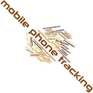 Word cloud for Mobile phone tracking
