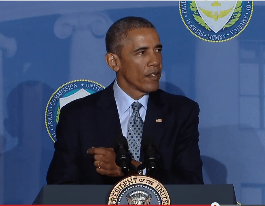 President Barack Obama spoke at the FTC on Monday, proposing new laws to create a federal data leak law and new regulations that protect American consumers from identity theft.