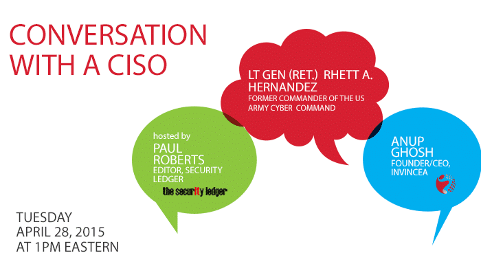 Register now to attend our conversation this afternoon with Gen. Rhett Hernandez, the former head of U.S. Cyber Command.