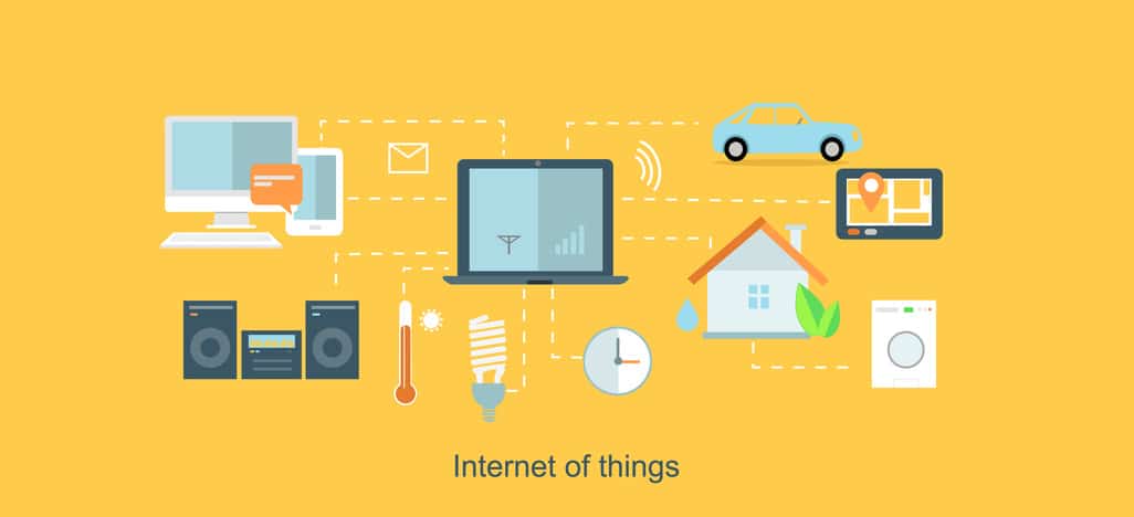 Internet of Things Icon Flat Design