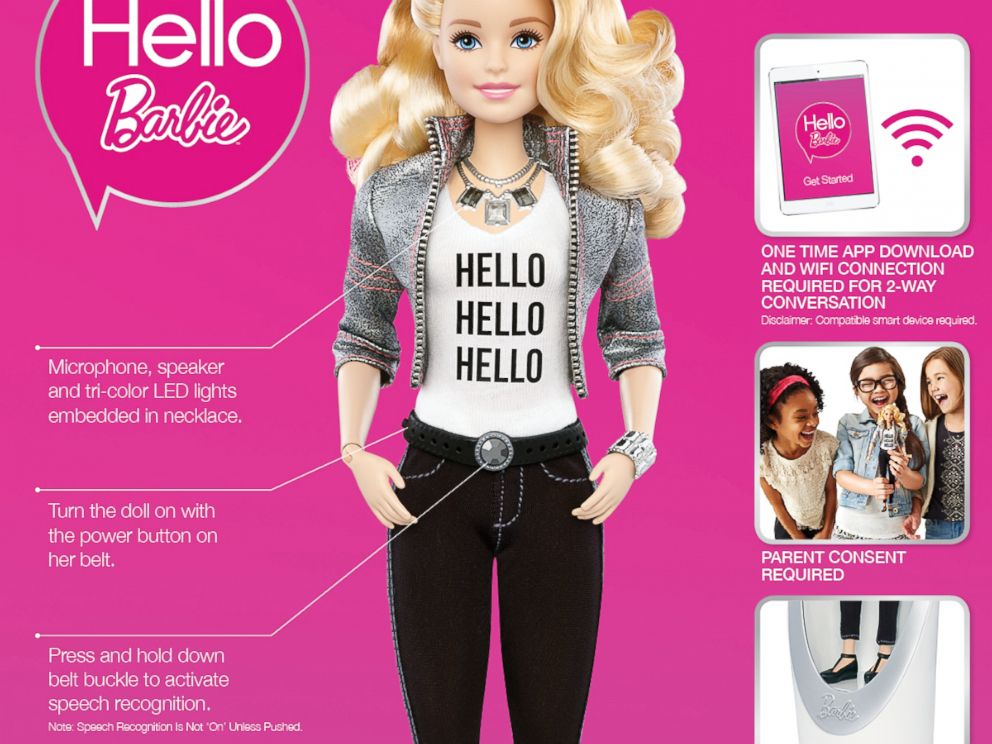 The security firm Bluebox says the mobile applications used with Hello Barbie contain security flaws that could lead to the theft of passwords and other information. 
