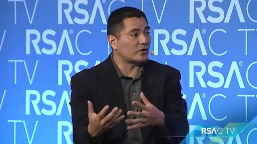 Rios, of the firm Whitescope, said that Serial to Ethernet Converters are incredibly common. "If you're a Fortune 1000 firm, you've got these." (Image courtesy of RSA Conference.)