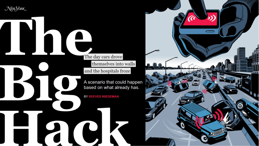 New York Magazine imagines a massive hack of New York City. Much of what it depicts has already happened. 