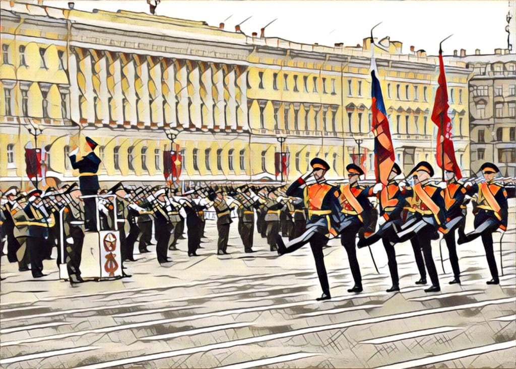 Russian Military on parade