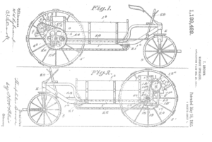 Theophilus Brown Patent for a Manure Spreaders