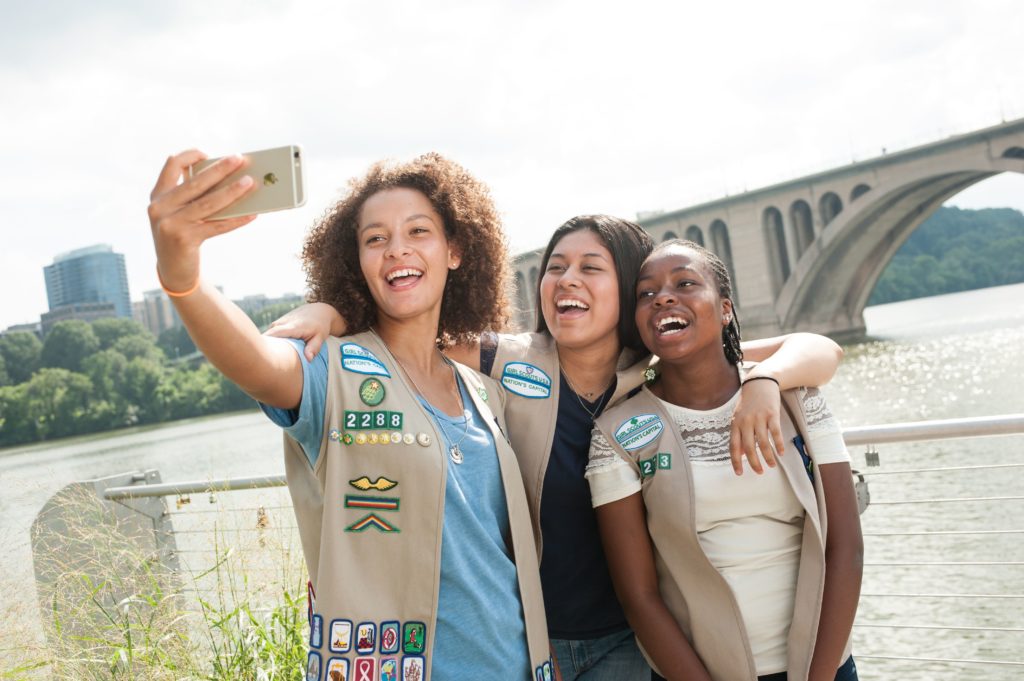 Girl Scouts Selfie