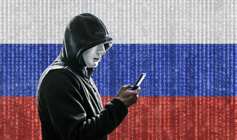 Russian Hacker Concept
