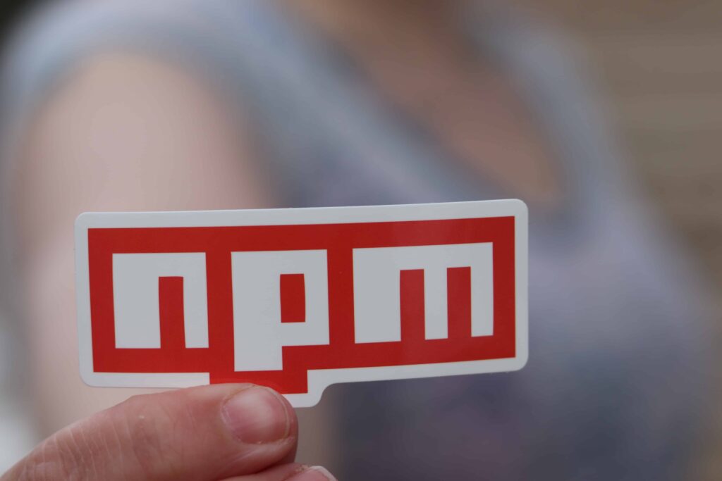 npm logo. Photo by RealToughCandy.com