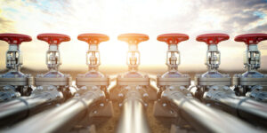 image of pipeline valves
