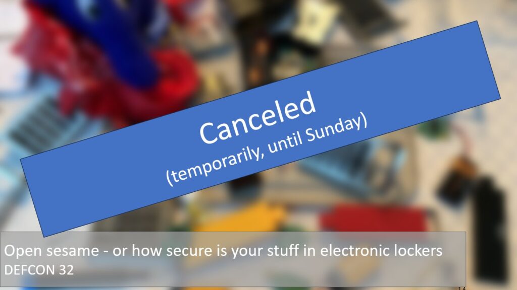 Cancelled Talk DEF CON