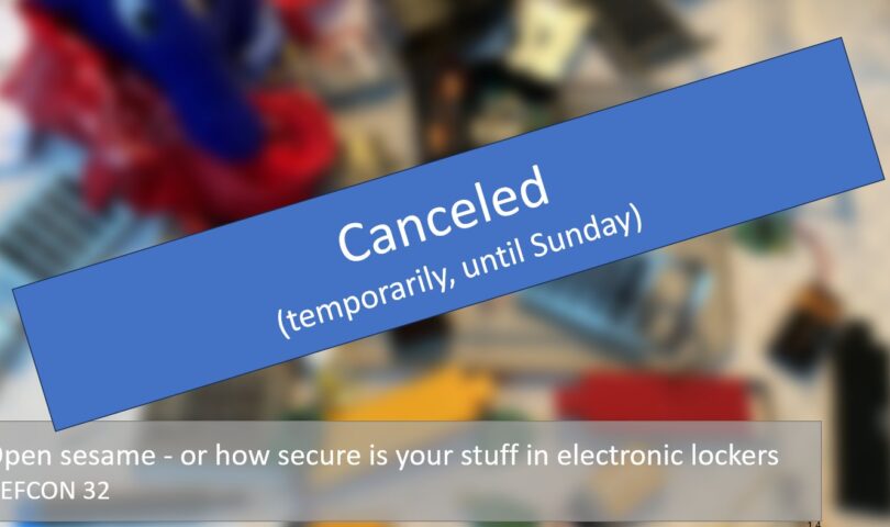 Cancelled Talk DEF CON